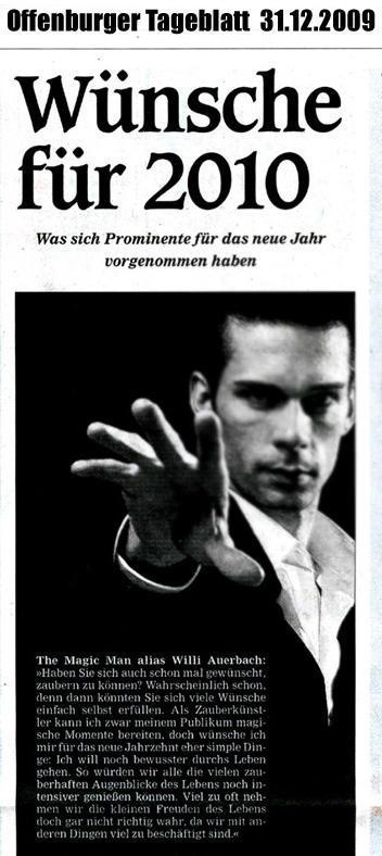 Pressetext über den MAGIC MAN 