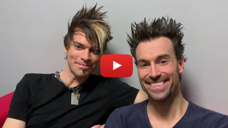 Ehrlich Brothers bewerben die Show vom MAGIC MAN