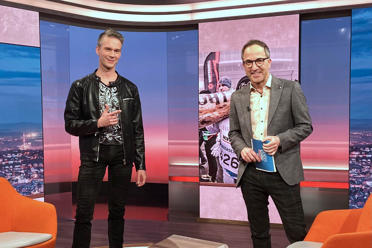 swr-fernsehen-landesschau-magic-man Zauberer Willi Auerbach in der Landesschau BW mit Jürgen Hörig