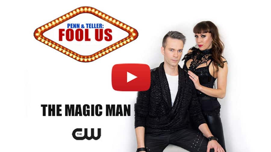Illusionoist THE MAGIC MAN bei FOOL US - Fernsehen in der USA