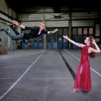 Schwebe Zaubertrick Flying Illusion
