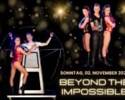 Showplakat für die Veranstaltung "Beyond the Impossible".