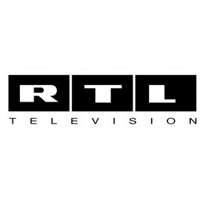 RTL Television Logo auf weißem Hintergrund